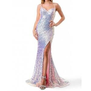 NEW COYA COLLECTION carson gown in pink